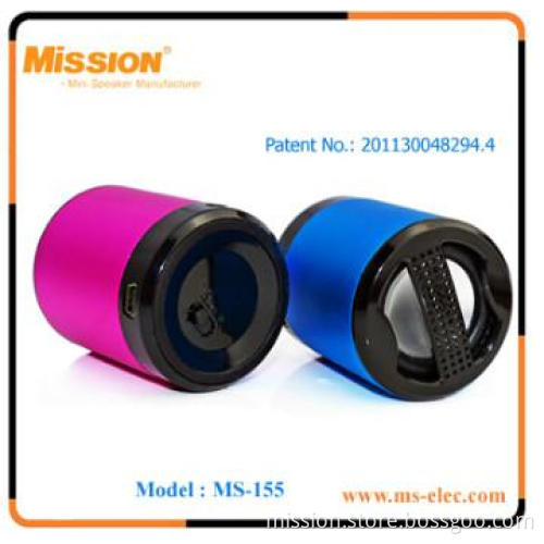 Best Aluminun usb portable mini Speaker with Patent design